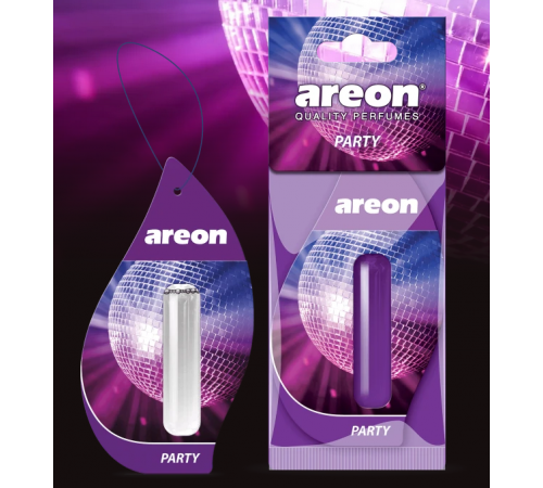 Ароматизатор подвесной с гелевой капсулой Areon LIQUID Party (Вечеринка) 5мл. Ароматизатор подвесной с гелевой капсулой Areon LIQUID Party (Вечеринка) 5мл.