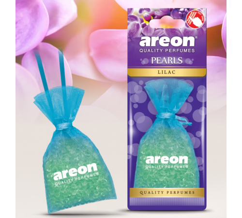 Ароматизатор подвесной мешочек с гранулами Areon PEARLS Lilac (Сирень) 31гр.