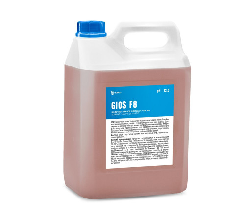 Щелочное пенное моющее средство GIOS F8, 5 л