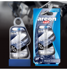 Ароматизатор подвесной гелевый Areon LIQUID Black Crystal (Черный Кристалл) 8,5 мл
