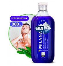 Гель для душа  Grass Milana MEN 'Таинственная арктика' с маслом эвкалипта, 300 мл
