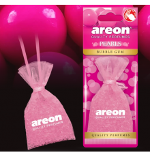 Ароматизатор подвесной мешочек с гранулами Areon PEARLS Bubble Gum (Бабл Гам) 31гр.