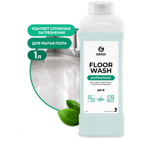 Средство для мытья полов Grass «Floor Wash» Professional, 1 л