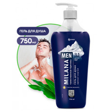 Гель для душа Grass Milana MEN «Таинственная арктика» с маслом эвкалипта, 750 мл