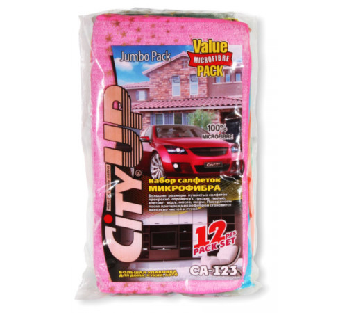 Набор салфеток из микрофибры, Jumbo Pack 35х40 (упак. 12 шт.) Набор салфеток из микрофибры, Jumbo Pack 35х40 (упак. 12 шт.)