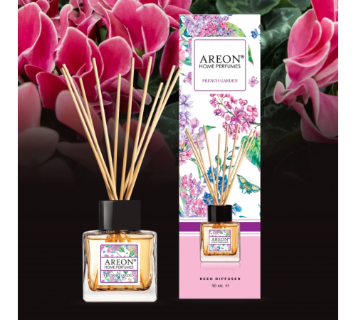 Ароматизатор для дома Areon STICKS GARDEN French Garden (Французский сад) 50мл.