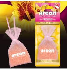 Ароматизатор подвесной мешочек с гранулами Areon PEARLS Vanilla Bubble (Ванила Бабл) 31гр.