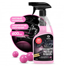 Полироль-очиститель пластика матовый Grass 'Polyrole Matte' bubble, 600 мл