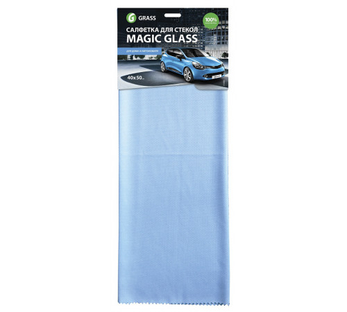 Салфетка микрофибра для стекла Magic Glass 40*50 (1 шт) Салфетка микрофибра для стекла Magic Glass 40*50 (1 шт)