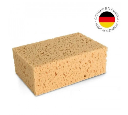 Губка крупнопористая из пенополиуретана, 195х125х70 мм
