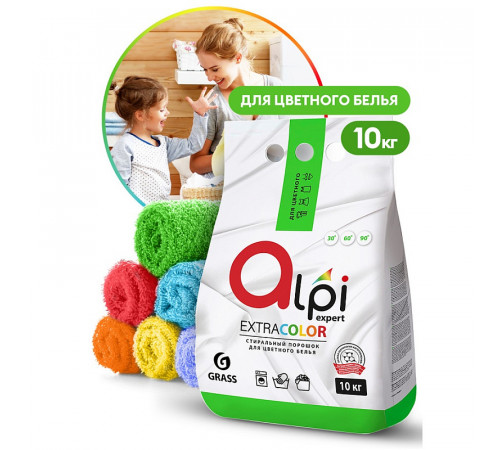 Стиральный порошок Grass «Alpi Expert» для цветного белья, 10кг Стиральный порошок Grass «Alpi Expert» для цветного белья, 10кг