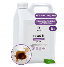 Высококонцентрированное щелочное средство Grass «Bios K», 5 л