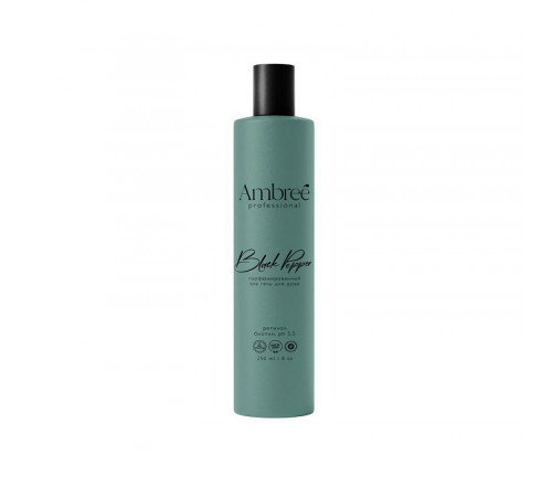 Увлажняющий парфюмированный spa гель для душа Ambree Professional Black pepper, 250 мл
