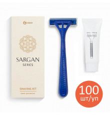Набор бритвенный Grass «Sargan» картонная коробка, 100 шт/уп