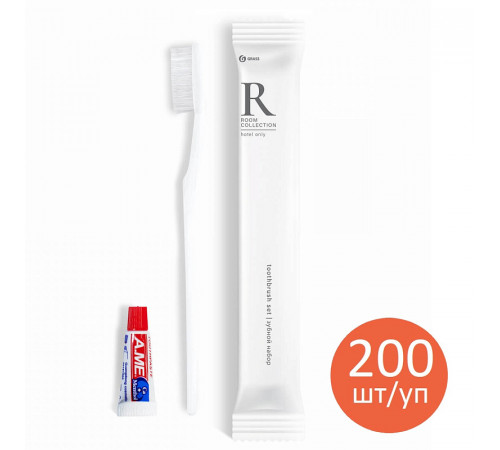 Зубной набор Grass «Room» флоу-пак, 200 шт/уп