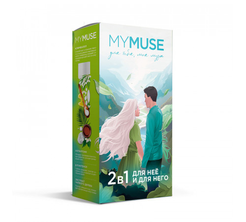 MY MUSE Подарочный набор гель для душа и шампунь-бальзам от перхоти