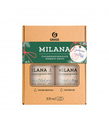 Набор подарочный Milana Amber & Black Vetiver 300 мл, Milana Patchouli & Grapefruit 300 мл