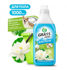 Средство для пола с полирующим эффектом Grass «Arena» Водная лилия, 1 л
